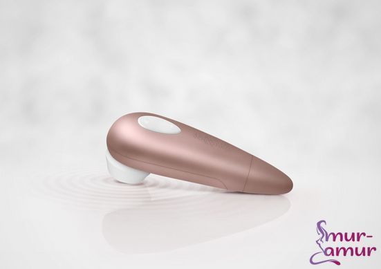 Вакуумный клиторальный стимулятор Satisfyer Number One, на батарейках фото и описание
