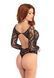 Эротическое боди-бодистокинг Leg Avenue Snap crotch thong back teddy Black M/L фото