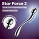 Металевий дилдо Satisfyer Star Force 2, двосторонній, можна нагрівати та охолоджувати