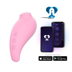 Вакуумный смарт-стимулятор Adrien Lastic Revelation Pink, режим Boost, управление через приложение фото и описание