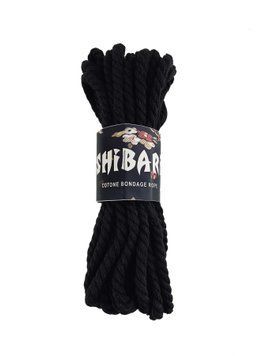 Хлопковая веревка для Шибари Feral Feelings Shibari Rope, 8 м черная фото и описание