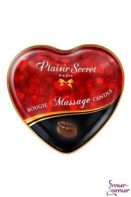Массажная свеча-сердечко Plaisirs Secrets Chocolate (35 мл) фото и описание