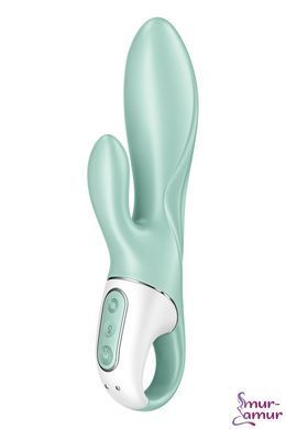 Смарт вибратор-кролик Satisfyer Air Pump Bunny 5+, надувается фото и описание