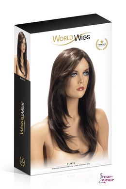 Перука World Wigs OLIVIA LONG CHESTNUT фото і опис