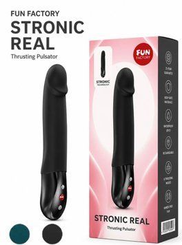 Пульсатор Fun Factory Stronic Real Black, 10 режимов работы, перезаряжаемый