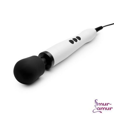 Вібромасажер DOXY Original White, дуже потужний, живлення 220В, пульсівні вібрації