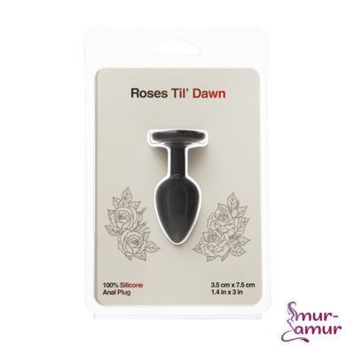 Анальная пробка BMS Roses Til&rsquo; Dawn Silicone Anal Plug Small
