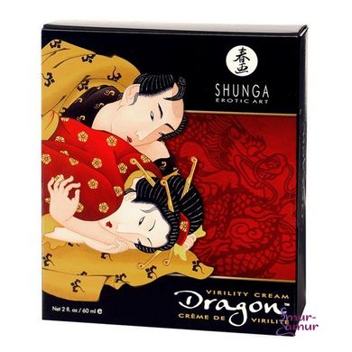 Стимулювальний крем для пар Shunga SHUNGA Dragon Cream (60 мл), ефект тепло-холод та поколювання фото і опис
