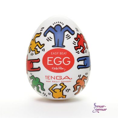 Мастурбатор яйце Tenga Keith Haring EGG Dance фото і опис