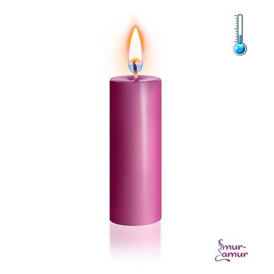 Розовая свеча восковая S 10 см низкотемпературная фото и описание