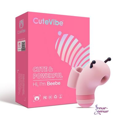 Вакуумный вибратор CuteVibe Beebe Pink фото и описание