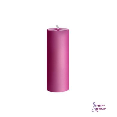 Розовая свеча восковая S 10 см низкотемпературная фото и описание