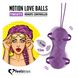 Вагінальні кульки з масажем і вібрацією FeelzToys Motion Love Balls Twisty з пультом дистанційного к фото