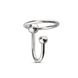 Уретральная вставка с кольцом Sinner Gear Unbendable - Sperm Stopper Solid, диаметр кольца 3,2см фото