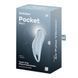 Вакуумный клиторальный стимулятор с вибрацией Satisfyer Pocket Pro 1 Blue фото