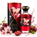 Розігрівальна олія Shunga Aphrodisiac Warming Oil &ndash; Blazing Cherry (100 мл) без цукру, смачна