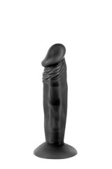 Фалоімітатор з присоском Real Body - Real Zack Black, TPE, діаметр 3,7 см, Чорний, TPE (термопластичний фото і опис