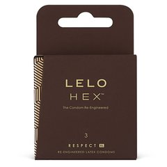 Презервативы LELO HEX Condoms Respect XL 3 Pack фото и описание