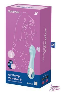 Смарт-вибратор точки G Satisfyer Air Pump Vibrator 5+, надувается фото и описание