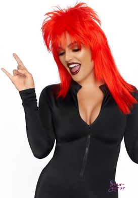 Парик рок-звезды Leg Avenue Unisex rockstar wig Red, унисекс, 53 см фото и описание