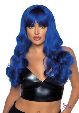 Волнистый парик Leg Avenue Misfit Long Wavy Wig Blue, длинный, реалистичный вид, 61 см фото и описание