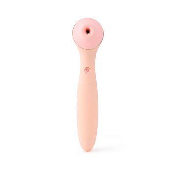 Вакуумний стимулятор з вібратором KISSTOY Polly Max Pink фото і опис