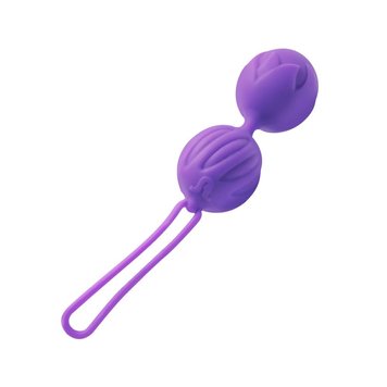 Вагинальные шарики Adrien Lastic Geisha Lastic Balls Mini Violet (S), диаметр 3,4см, масса 85г фото и описание