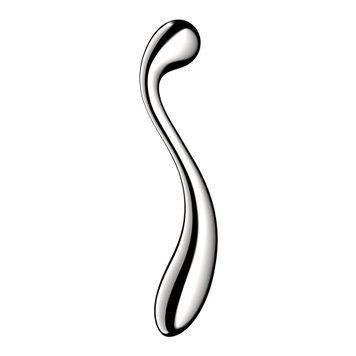 Металлический дилдо Satisfyer Star Force 4, двусторонний, можно нагревать и охлаждать, очень тяжелый