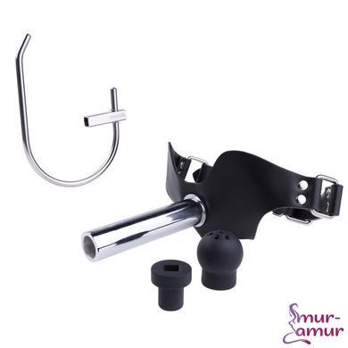 Набір для домінування LOCKINK SEVANDA Objectification Bathroom Set, маска та 4 насадки фото і опис