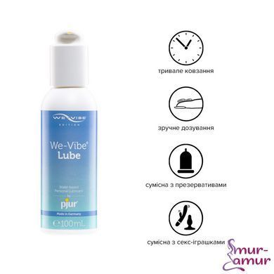 Лубрикант на водной основе pjur We-Vibe Lube 100 мл с дозатором фото и описание