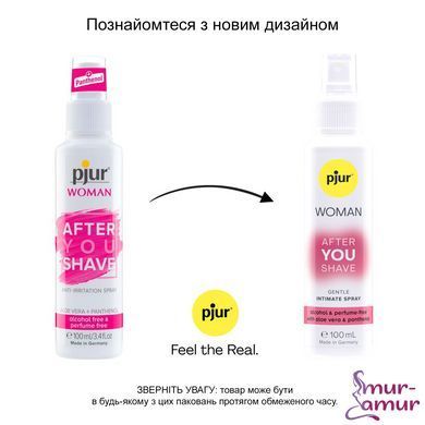 Спрей після гоління pjur Woman After you shave 100 мл, з алое вера та пантенолом, не сушить шкіру