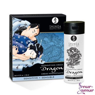 Стимулирующий крем для пар Shunga Dragon Cream SENSITIVE (60 мл) более нежный эффект