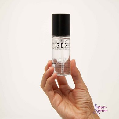 Разогревающее съедобное массажное масло WARMING MASSAGE OIL Slow Sex Bijoux Indiscrets (Испания) фото и описание