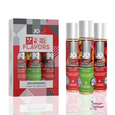 Набор System JO Tri-Me Triple Pack - Flavors (3 х 30 мл) три разных вкуса оральных смазок фото и описание