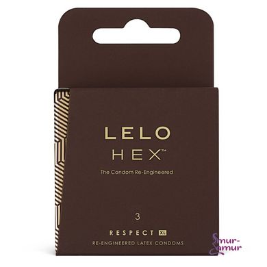Презервативы LELO HEX Condoms Respect XL 3 Pack фото и описание