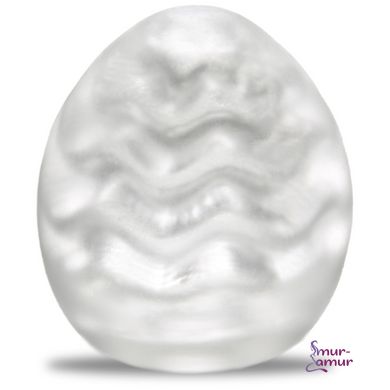 Мастурбатор-яйцо Tenga Egg Wavy II Cool с двойным волнистым рельефом и охлаждающим эффектом фото и описание