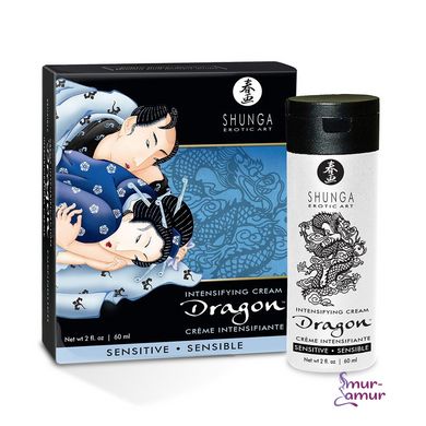 Стимулювальний крем для пар Shunga SHUNGA Dragon Cream SENSITIVE (60 мл) ніжніший ефект фото і опис