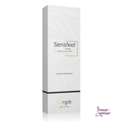 Жіноча туалетна вода SENSFEEL + афродизіак, 10 мл ефективна феромон-технологія Orgie (Бразилія-Португалія) фото і опис