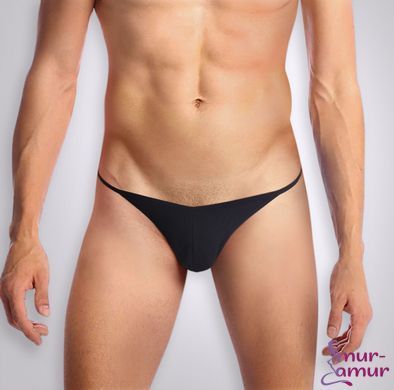 Чоловічі трусики XS-2XL з силіконовою анальною пробкою Art Sex - Sexy Panties plug size L Black фото і опис