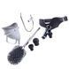 Набір для домінування LOCKINK SEVANDA Objectification Bathroom Set, маска та 4 насадки фото