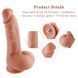 Ультрареалістичний фалоімітатор для секс-машин Hismith 8.3&Prime; 2-layers Silicone Flesh Dildo, 2-шаровий