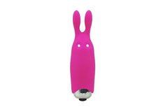 Вибропуля Adrien Lastic Pocket Vibe Rabbit Pink зі стимулюючими вушками, Рожевий фото і опис
