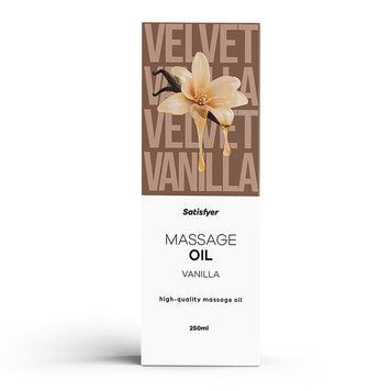 Масажна олія Satisfyer Massage Oil Vanilla 250 мл фото і опис