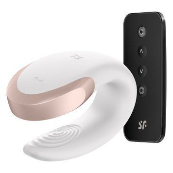 Смарт-вибратор для пар Satisfyer Double Love (White) фото і опис