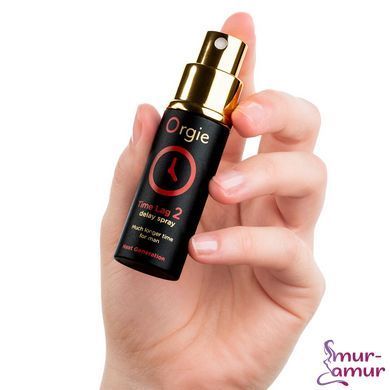 Спрей-пролонгатор Orgie Time Lag 2 Delay Spray, 10 мл, без анестетиків, з екстрактом даміани фото і опис