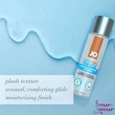 Густая анальная смазка JO ANAL H2O &ndash; THICK (240 мл) на водной основе фото и описание