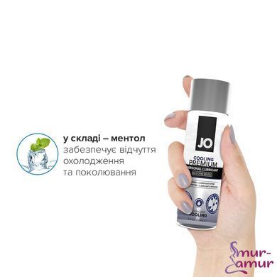 Охолоджувальний лубрикант на силіконовій основі JO PREMIUM &mdash; COOLING (60 мл) фото і опис