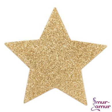 Пестіс - стикини Bijoux Indiscrets - Flash Star Gold, наклейки на соски фото і опис