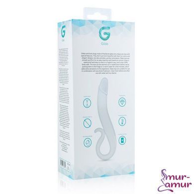 Скляний дилдо Gildo Glass Dildo No. 21, реалістична головка фото і опис