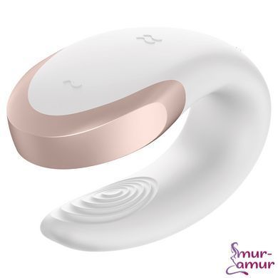 Смарт-вибратор для пар Satisfyer Double Love (White) фото і опис